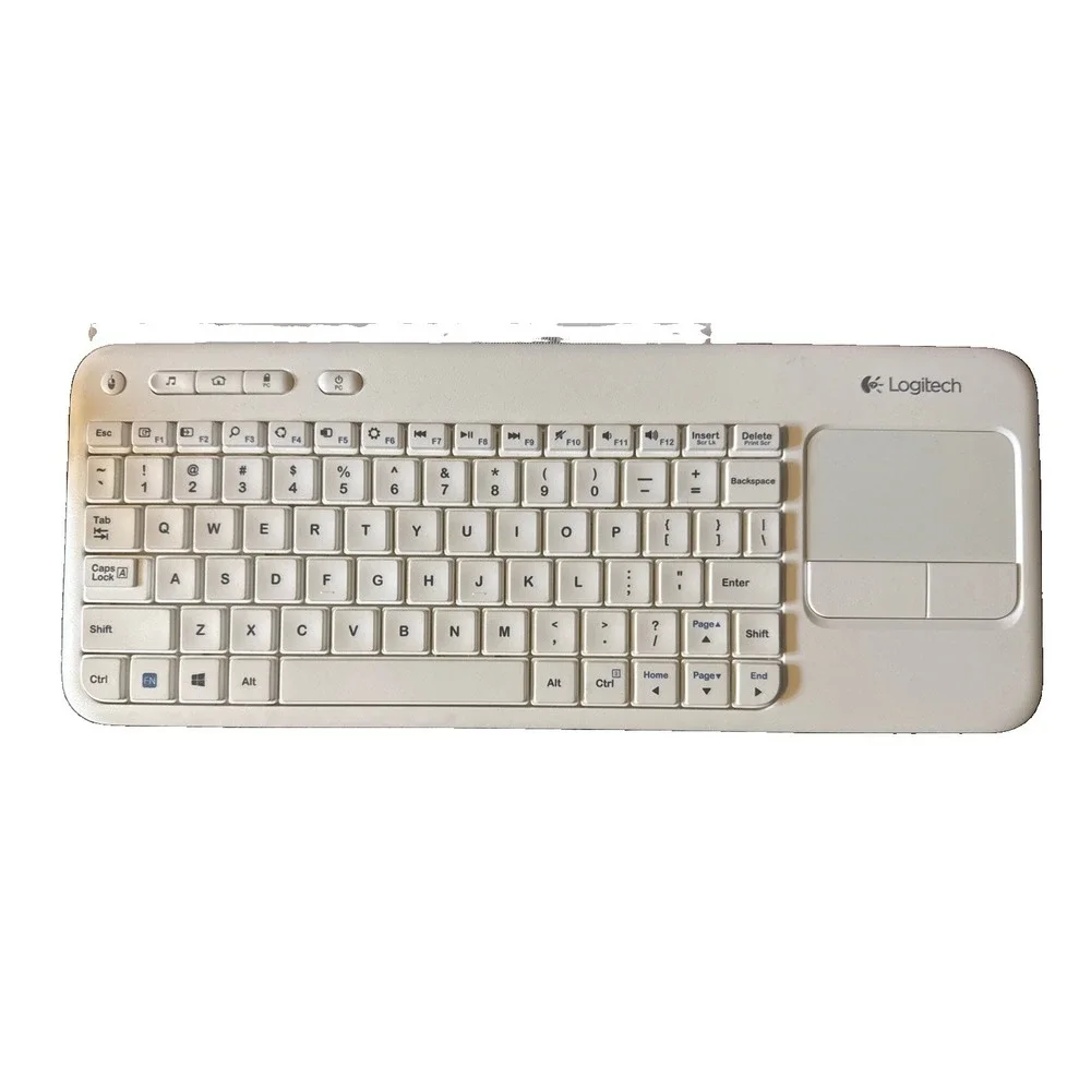 Logitech K400r Wireless Touchpad Keyboard White